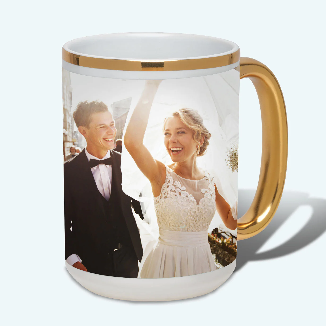 Metallic Gold Mug